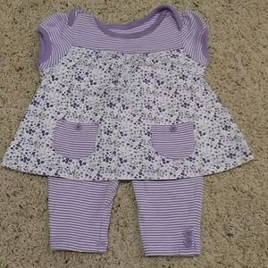 Purple 2 piece outfit